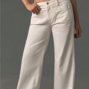 NWT PILCRO ivory pants